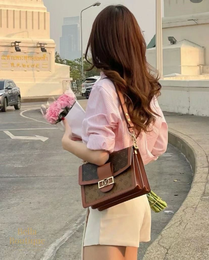 شنطة Louis Vuitton دوفين MM أصلية — محمولة