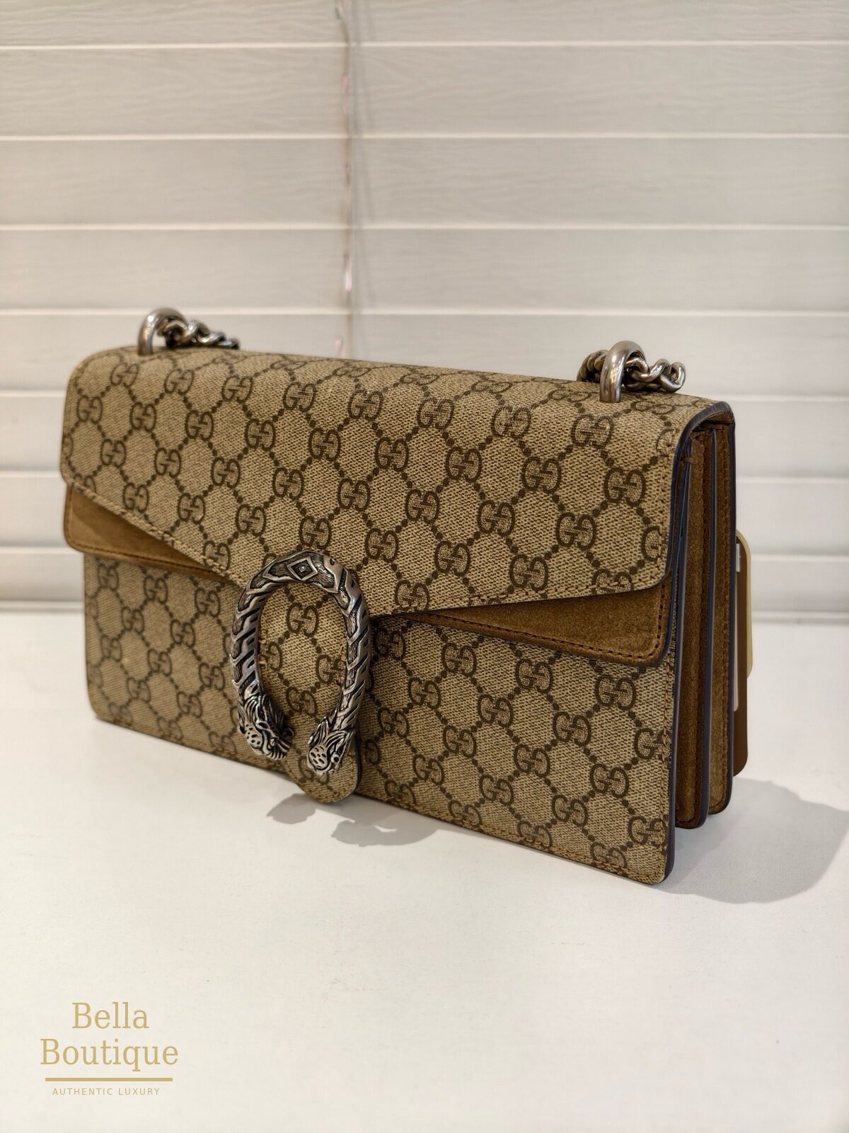 شنطة Gucci ديونيسوس سمول أصلية — المنظر الأمامي