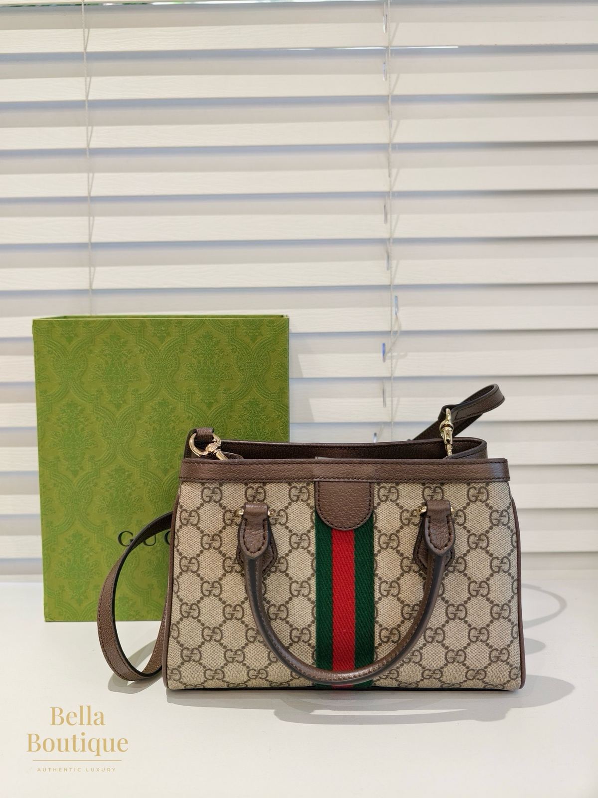 شنطة Gucci أوفيديا GG توت أصلية — الحزام